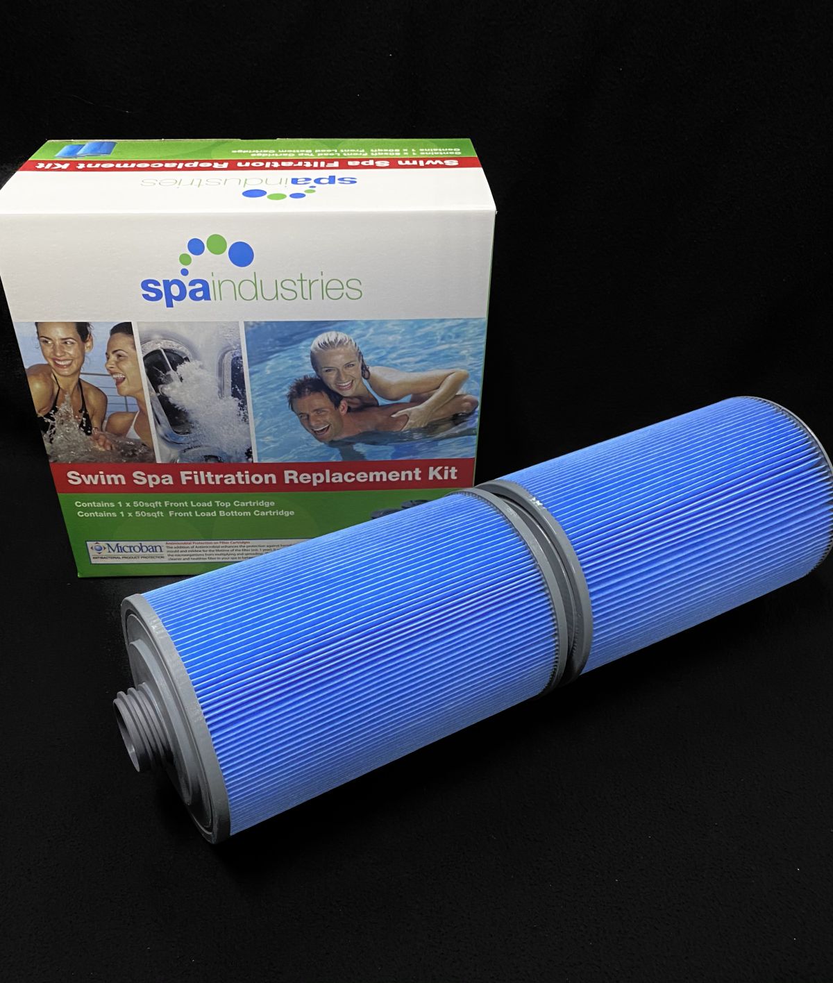 Filter Cartridge Swim Spa Suits V-Stream pre 2018 – set of 2 interlock