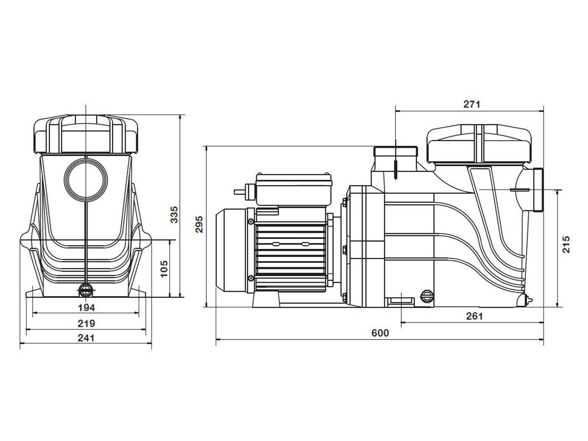 Henden Single Speed Pump 300