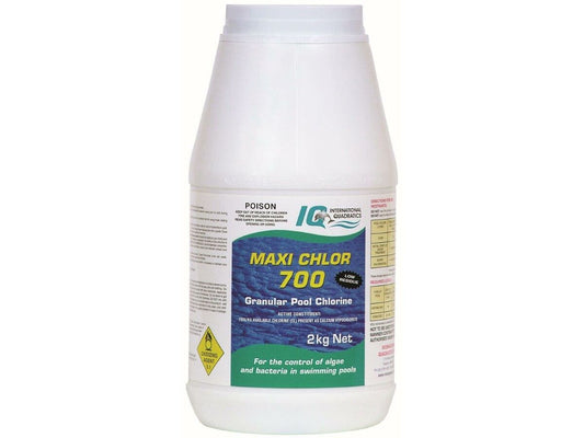 IQ Maxi Chlor 700 Calcium Hypochlorite Granular Pool Chlorine