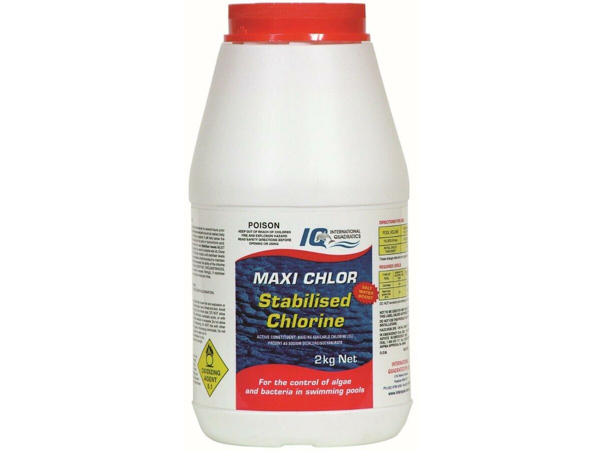 IQ Maxi Chlor Stabilised Granular Chlorine Salt Boost