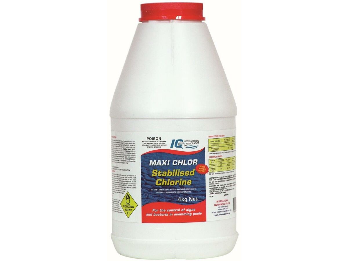 IQ Maxi Chlor Stabilised Granular Chlorine Salt Boost