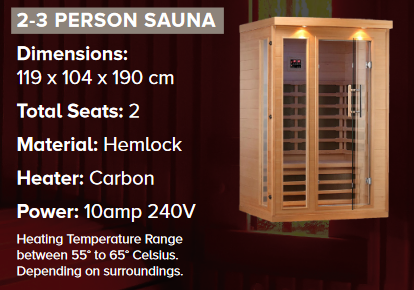 2-3 Person Sauna