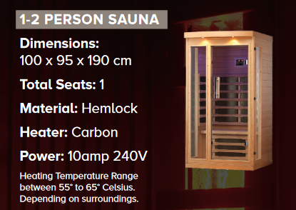 1-2 Person Sauna